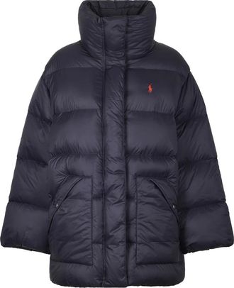 Polo Ralph Lauren Stijlvolle Gewatteerde Jassen - Dames - Gewatteerde jassen - Zwart - XL - Nylon - Jassen