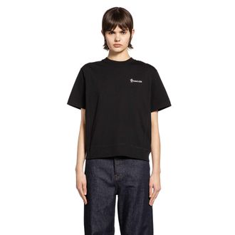 Moncler Embossed Logo Cotton T-Shirt
