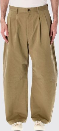 Comme Des Gar&ccedil;ons Pantaloni wide leg in misto cotone e lino con passanti