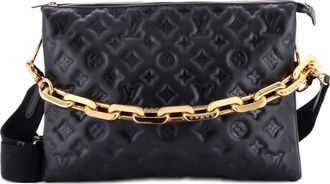 Louis Vuitton Coussin Bag Monogram Embossed Lambskin MM crossbody bag - Black