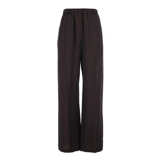 Tela Wide Trousers, female, Brown, Size: 2XS Wide Trousers