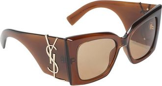 Saint Laurent Brown M160 Cat-Eye Sunglasses