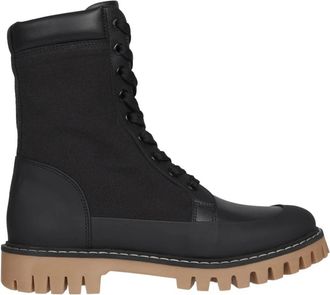 Tommy Hilfiger Casual Veterschoen - Dames - Veterlaarzen - Zwart - 36 EU - Leer - Schoenen