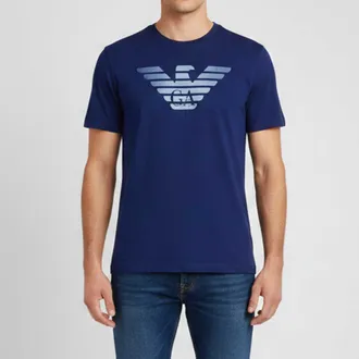 Emporio Armani Navy Blue Jersey Short Sleeve T-Shirt