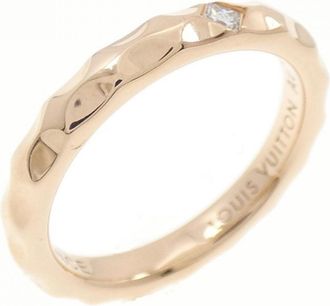 Louis Vuitton Pink Gold Pink Gold (18K) Band Ring (Pre-Owned)