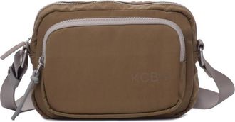 KCB Small Crossbody Bag for Women Wide | 100% Vegan, Khaki