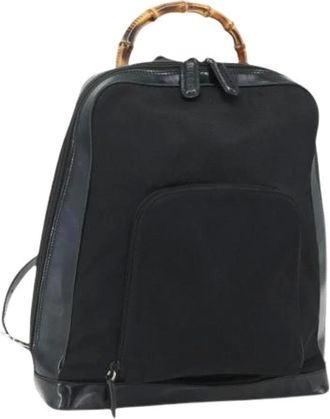 Gucci Pre-owned Backpacks, female, Black, Size: ONE SIZE Pre-owned Vintage Shoulder Bag