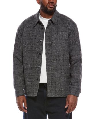 Frame Denim Frame Denim Tweed Wool-Blend Overshirt