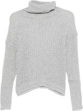 Rame roll-neck knitted sweater - Grigio