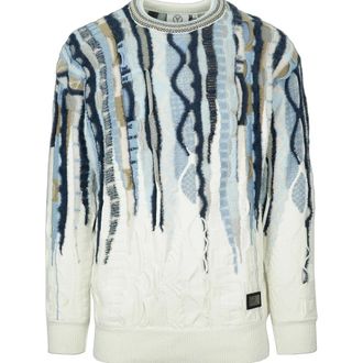 Carlo Colucci Pullover Oversize Fluffy - Maglia 3D - - Knitwear - Uomo - Multicolore - 2XL