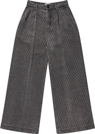 Munthe Pantalones Anchos - Jeans - Mujer - Gris - 2XS