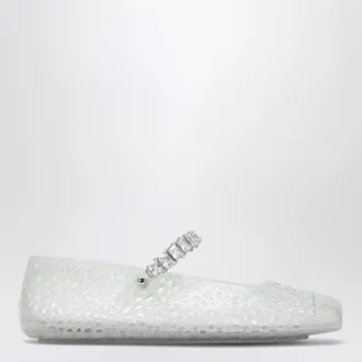 Jimmy Choo London Ballerine The Jelly trasparenti con cristalli