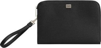 Dolce & Gabbana Zwarte Clutch Tas voor Mannen - Heren - Tassen - Zwart - ONE Size - Tassen