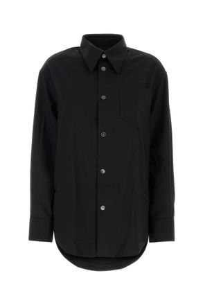 Ami Black Oversized Solid Shirt