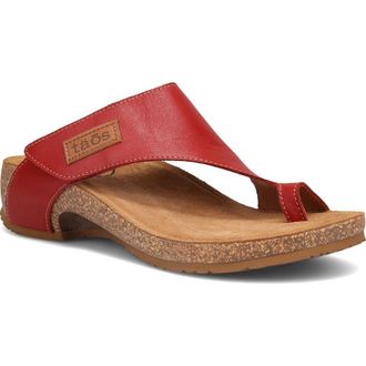 Taos Loop Toe Loop Sandal in Red at Nordstrom, Size 10-10.5Us