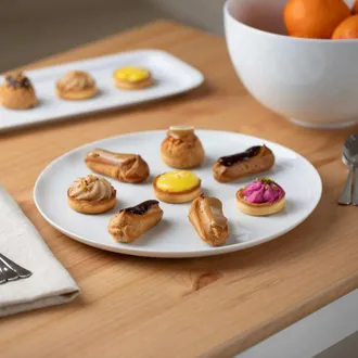 Medard De Noblat Plato para tartas de 30 cm porcelana blanco