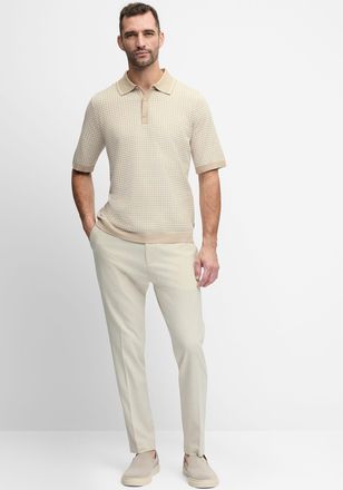 Cinque Stoffhose CINQUE CIBEPPE, Herren, Gr. 52, N-Gr, braun, Web, Obermaterial: 66% Polyester, 28% Viskose, 6% Elasthan, unifarben, gerade, unten schmal lan