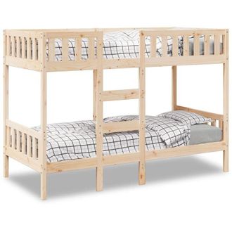 vidaXL Letto a Castello 90x190 cm in Legno Massello di Pino - Vidaxl