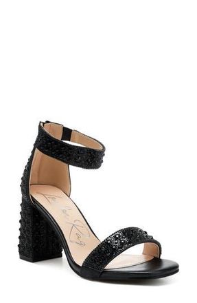 London Rag Cady Embellished Sandal in Black at Nordstrom Rack, Size 7