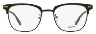 Ermenegildo Zegna EZ5250-H Browline Metal Eyeglasses - Black