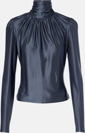 Paco Rabanne Gathered jersey top