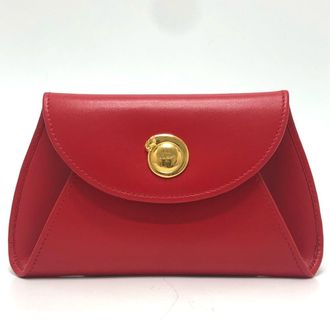 Cartier Red Color Coin Purse/Coin Case (Pre-Owned)