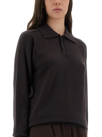 STUDIO NICHOLSON Inverness Sweater - Brown