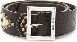 Golden Goose Stud-embellishment Leather Belt