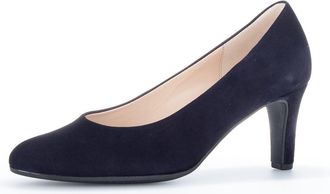 Gabor Women Court Shoes, Ladies Classic Court Shoes,Elegant,Comfortable,Business Shoe,Court-Shoe,Office Pump,Office,Noble,Blue (atlantik),38 EU / 5 UK