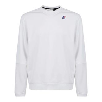 K-Way Felpa Nael Brushed PC - - Sweatshirts & Hoodies - Uomo - Bianco - XL