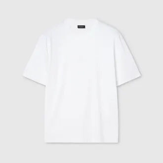 Gucci Soft Rayon Jersey T-shirt With Embroidery, Size XXXL, White, Ready-to-wear