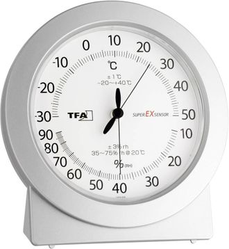 TFA Dostmann Higr&oacute;metro Anal&oacute;gico Tfa-dostmann 45.2020 Precisi&oacute;n Doble Pantalla