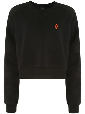 Marcelo Burlon Sweater met ritsen - Zwart