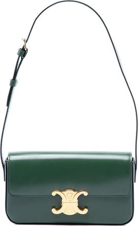 Celine Pre-owned Celine Shiny Calfskin Triomphe Claude Shoulder Bag Ladies 68ALYSN74Q7R1EWE