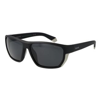 Polaroid Mens Black Plastic Sunglasses - One Size