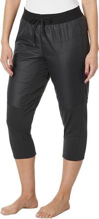 FlyLow Puffer 3/4 Pants Womens Clothing Black : XS R, Nylon/Polyester