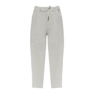 Ami Felpa Gamba Dritta - - Trousers - Donna - Grigio - S