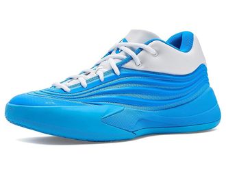adidas Dame X Basketball Shoes Basketball Shoes Semi Blue Burst/White : Mens 10 - Womens 11 Medium, Textile