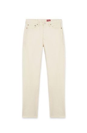 Fortela 992 Johnny Japan Selvedge High-Waisted 5-Pocket Ecr&ugrave; Denim in Off White at Nordstrom, Size 31 X 33 Eu