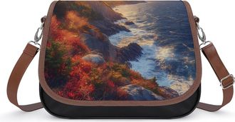 Generic Canada Nova Scotia Cape Breton Crossbody Bags for Women Shoulder Messenger Bag Purse Handbags