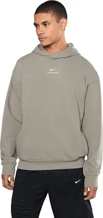 Nike Pro Training Dri-FIT Mid Layer Hoodie Mens Sweatshirt Light Army/Light Liquid Lime : 2XL, Cotton/Polyester