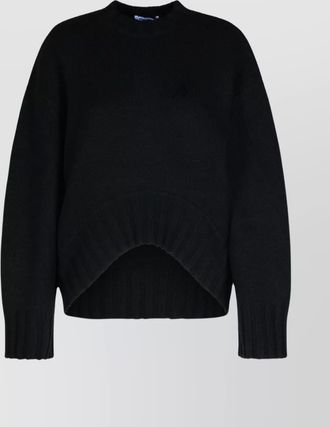 The Attico crew neck wool blend sweater