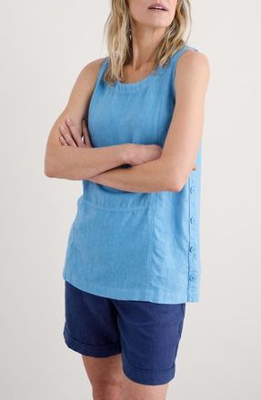 Seasalt Cornwall Foredune Linen Top in Clear Sky at Nordstrom, Size 10 Us