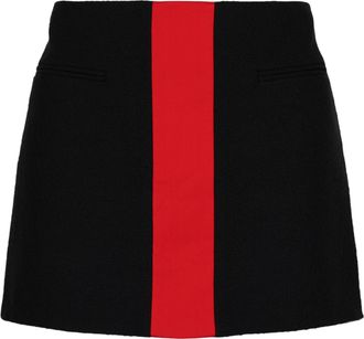 Ferragamo Contrasting-Panel Mini Skirt