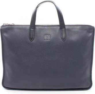Loewe Tweedehands leren handtassen - Heren - Vintage Handtas - Zwart - ONE Size - Vintage