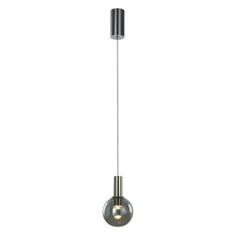 Netlighting Modern LED Hanging Pendant Chrome Warm White 3000K 84lm in Grey