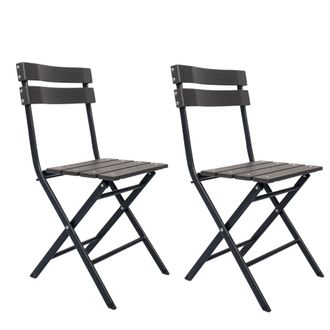Mobili Rebecca Mobili Rebecca - Rebecca Mobili 2 Sillas De Jardin Plegables De Plastico Para Exteriores