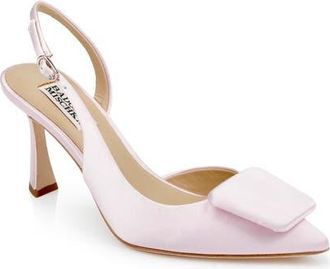 Badgley Mischka Graciella Slingback Half dOrsay Pointed Toe Pump in Blossom at Nordstrom, Size 8.5