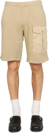 Ten c Sweatshirt Bermuda Shorts - Beige