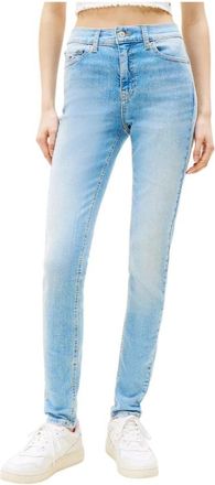 Tommy Hilfiger Moderne Skinny Jeans met Klassiek Design - Dames - Slim Fit Jeans - Blauw - W25 L30 - Katoen - Jeans